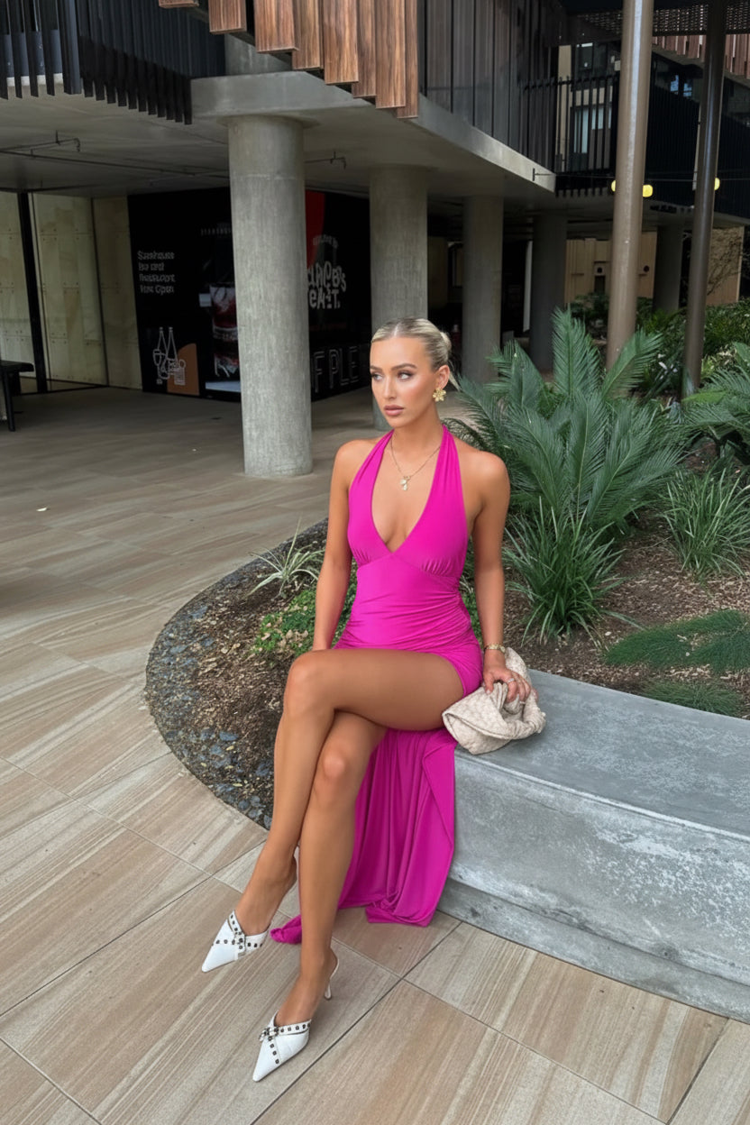 With Harper Lu Fuschia Maxi