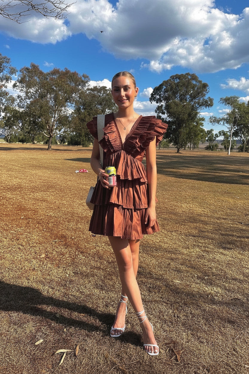 AJE Rhythmic Frilled Mini