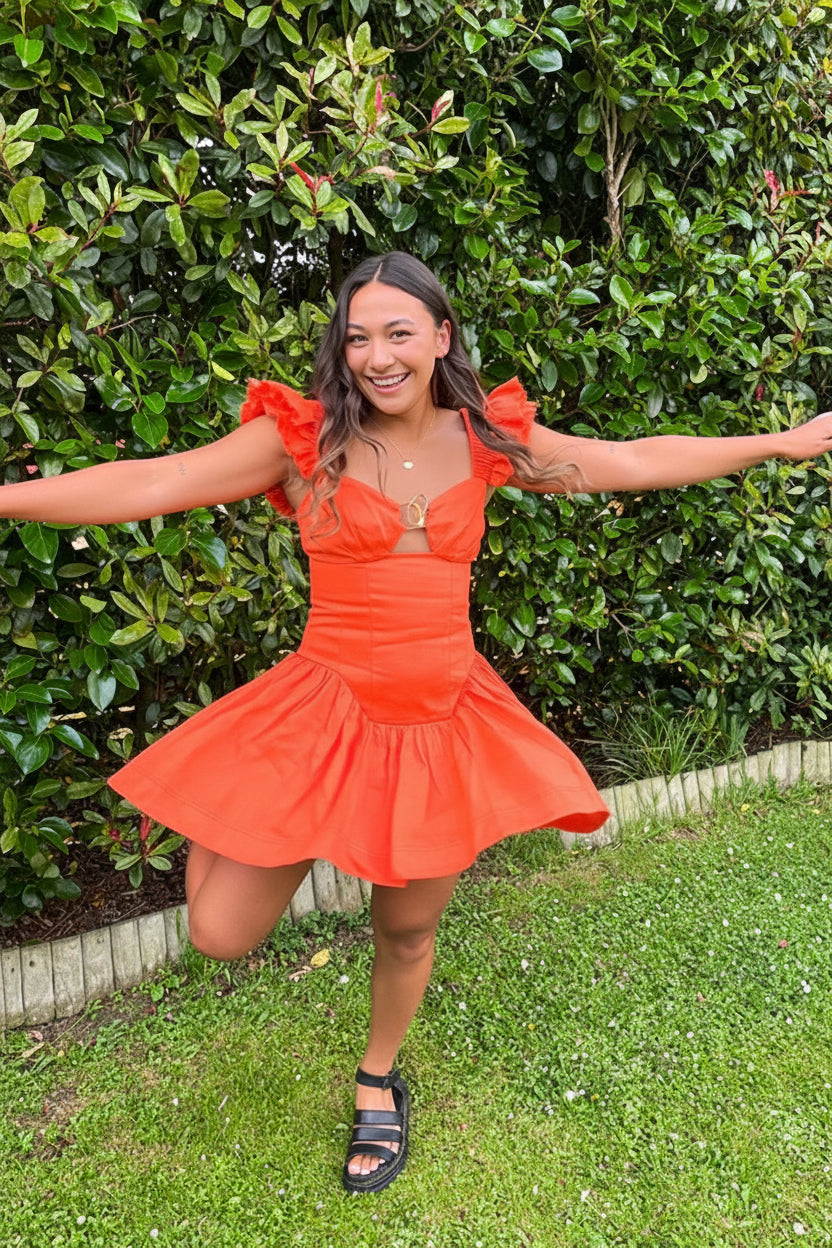 AJE Simone Frill Mini