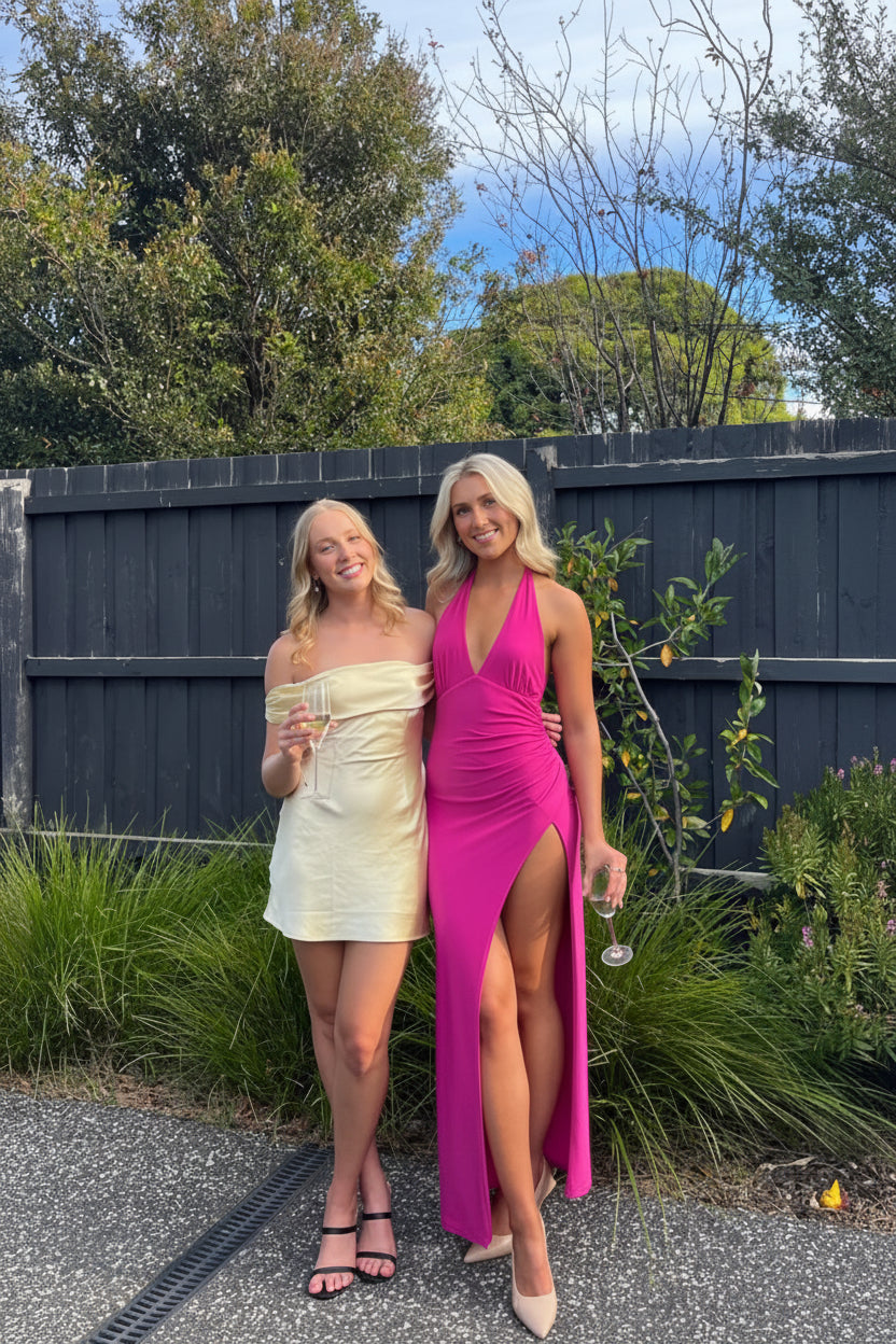 With Harper Lu Fuschia Maxi