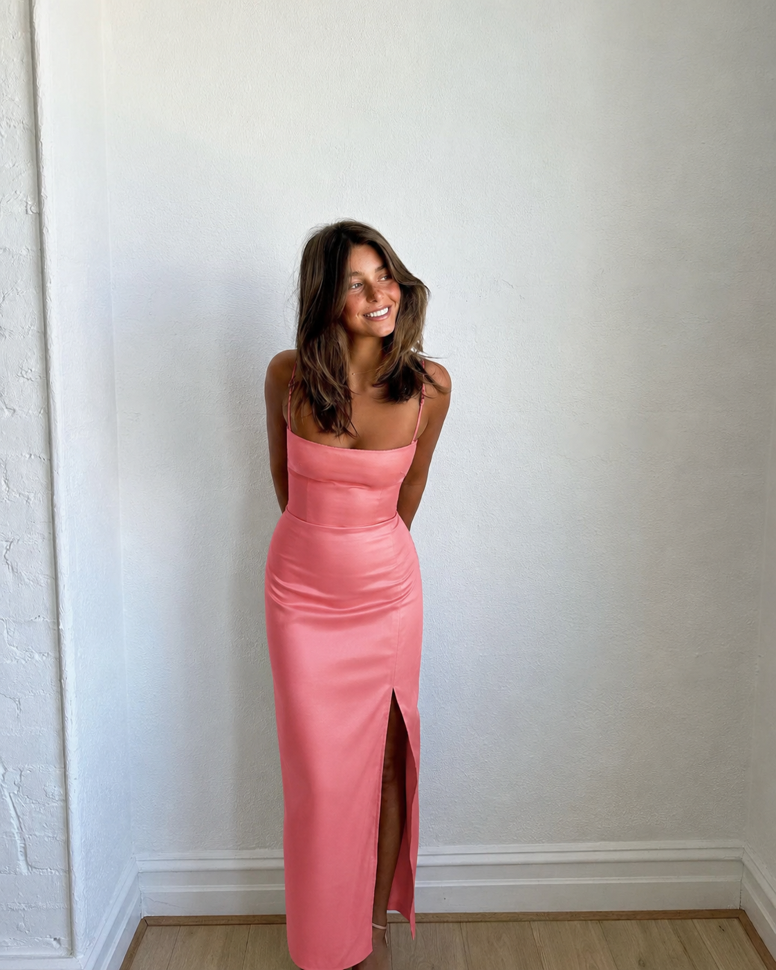 House Of CB Constanza Satin Maxi