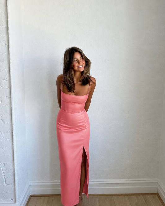 House Of CB Constanza Satin Maxi