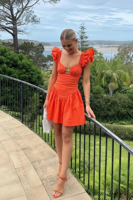 AJE Simone Frill Mini