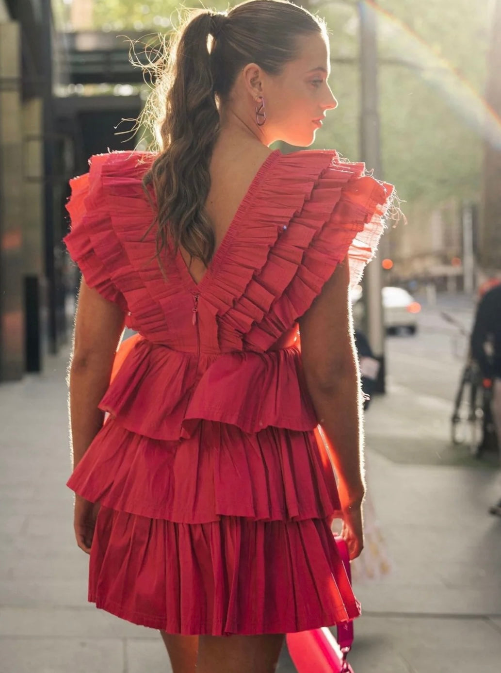 AJE Rhythmic Frilled Mini